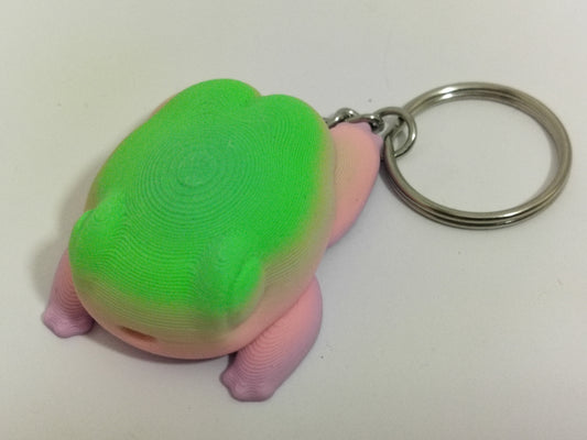 Booty-frog keychain - Rainbow color