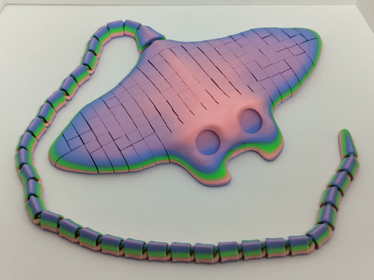 Incredible 25" flexi stingray in rainbow filament