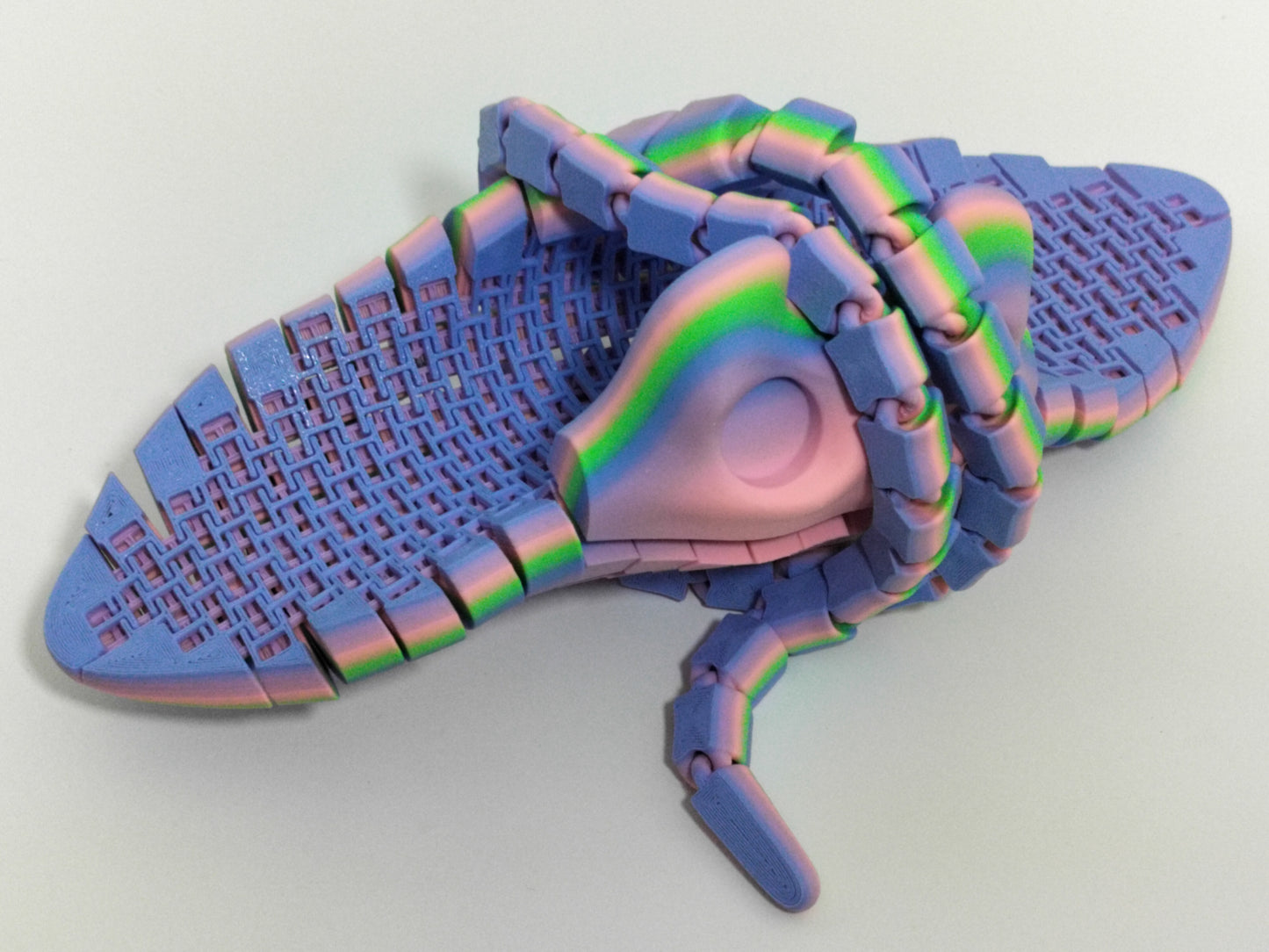Incredible 25" flexi stingray in rainbow filament